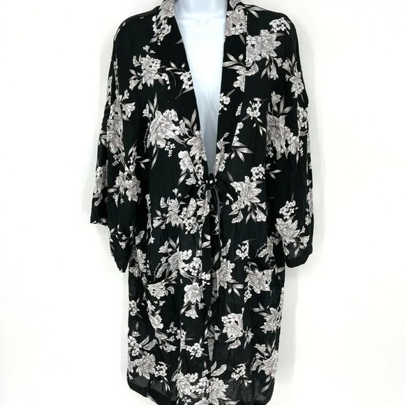 Spiritual Gangster Kimono Womens One Size Floral Cover Up Maya Bohemian Robe - Picture 2 of 16